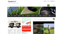 Desktop Screenshot of caneogolf.it