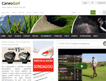 Tablet Screenshot of caneogolf.it